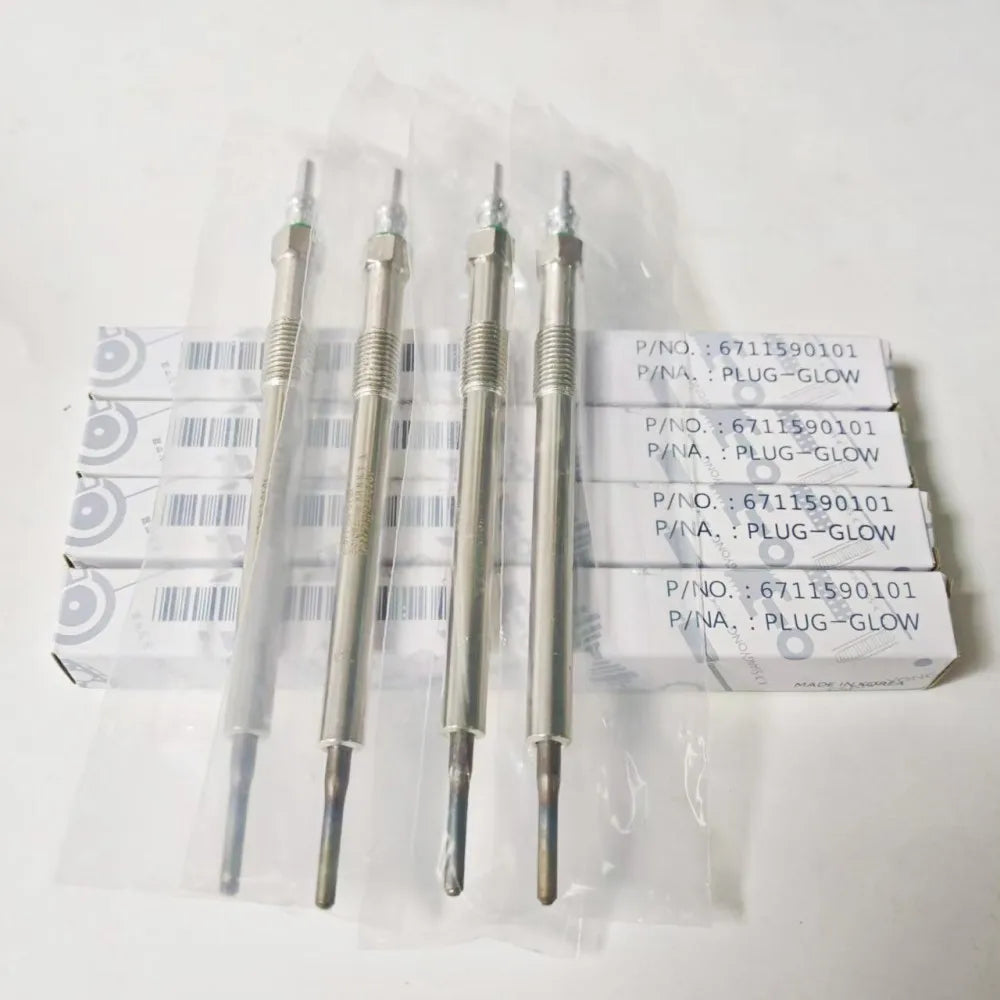 4PCS GENUINE FOR SSANGYONG ACTYON SPORTS ACTYON KORANDO C RODIUSCOD 2.0 L TD GLOW PLUG SET 6711590101
