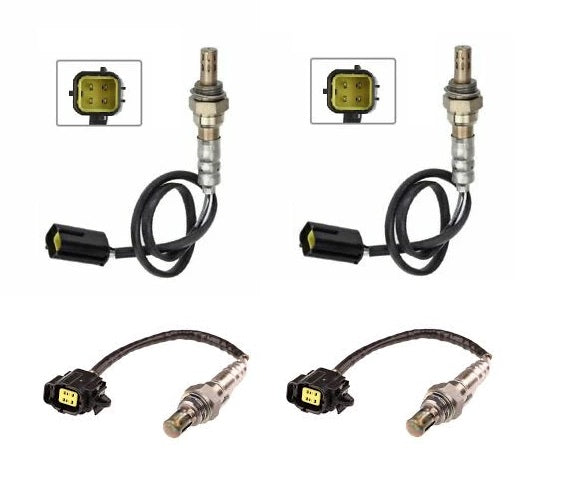 Full Set of 4 O2 Oxygen Sensors for Nissan 370Z Z34 VQ37VHR 2009-2012 ...