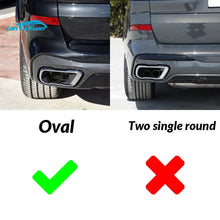 Carbon Fiber Exhaust Tip For  G05 X5 G06 X6 G07 X7 2019+ Muffler Tip Exhaust Pipe System Nozzle