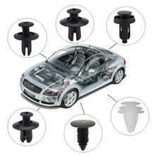 Auto Fastener Clip Mixed Car Body Push Retainer Pin Rivet Bumper Door Trim Panel Fastener Kit Car Clips Box or Bag packaging