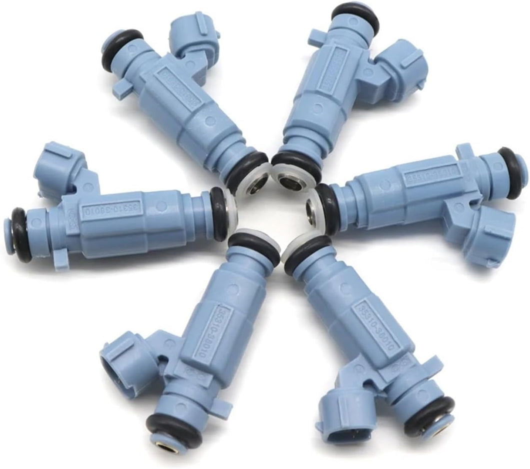 6 x 35310-38010 Fuel Injector for Hyundai Santa Fe Sonata XG350 3.5L Kia Sorento