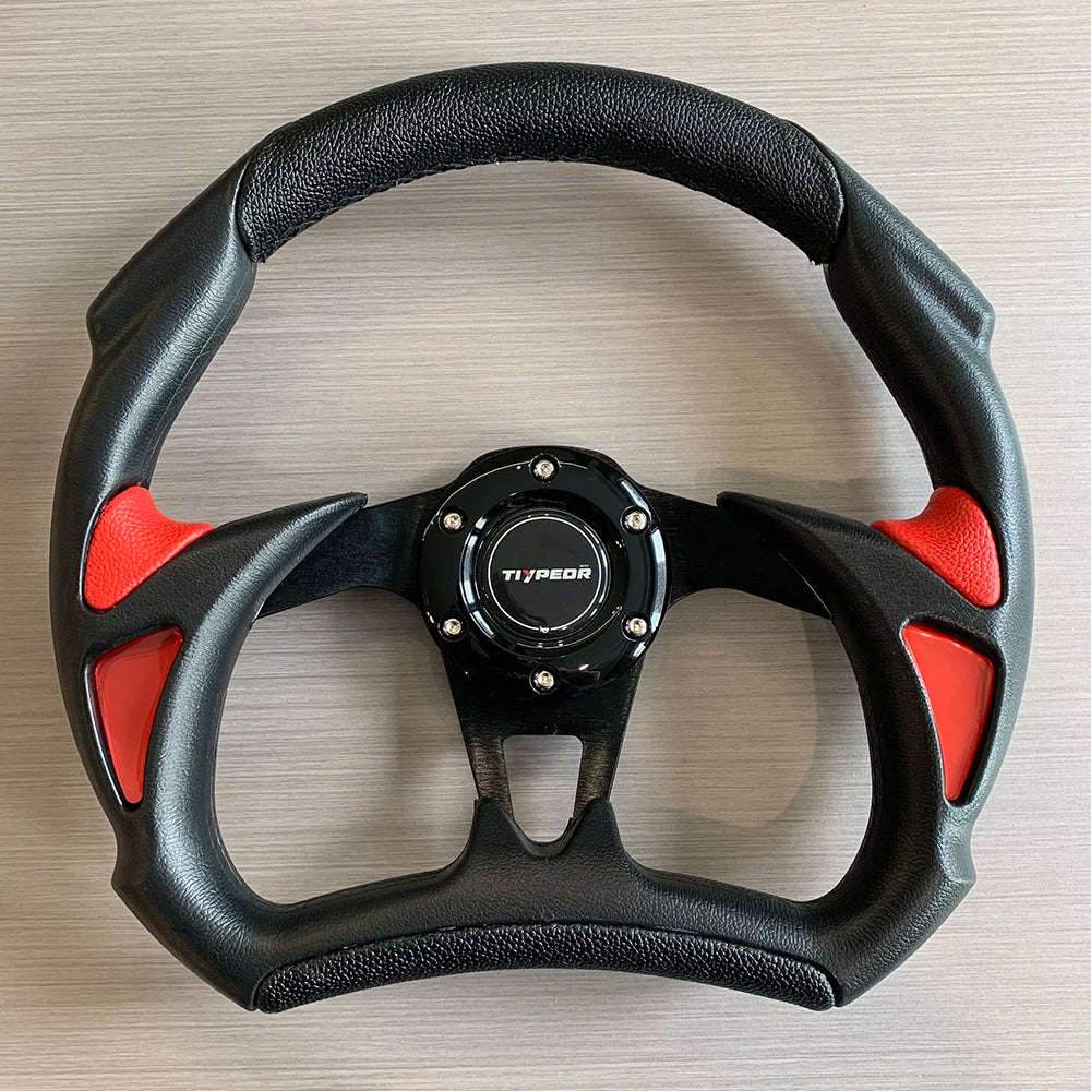 Tiypeor Universal Custom 320mm PVC Sport Racing Drifting Game Simulator Steering Wheel