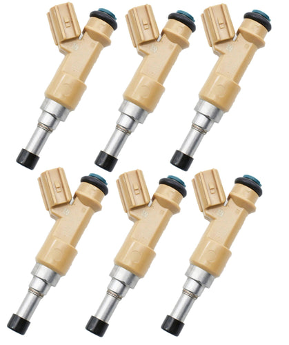 6 FUEL INJECTORS for TOYOTA LANDCRUISER PRADO GRJ150 1GRFE 4L 09-ON INJECTOR
