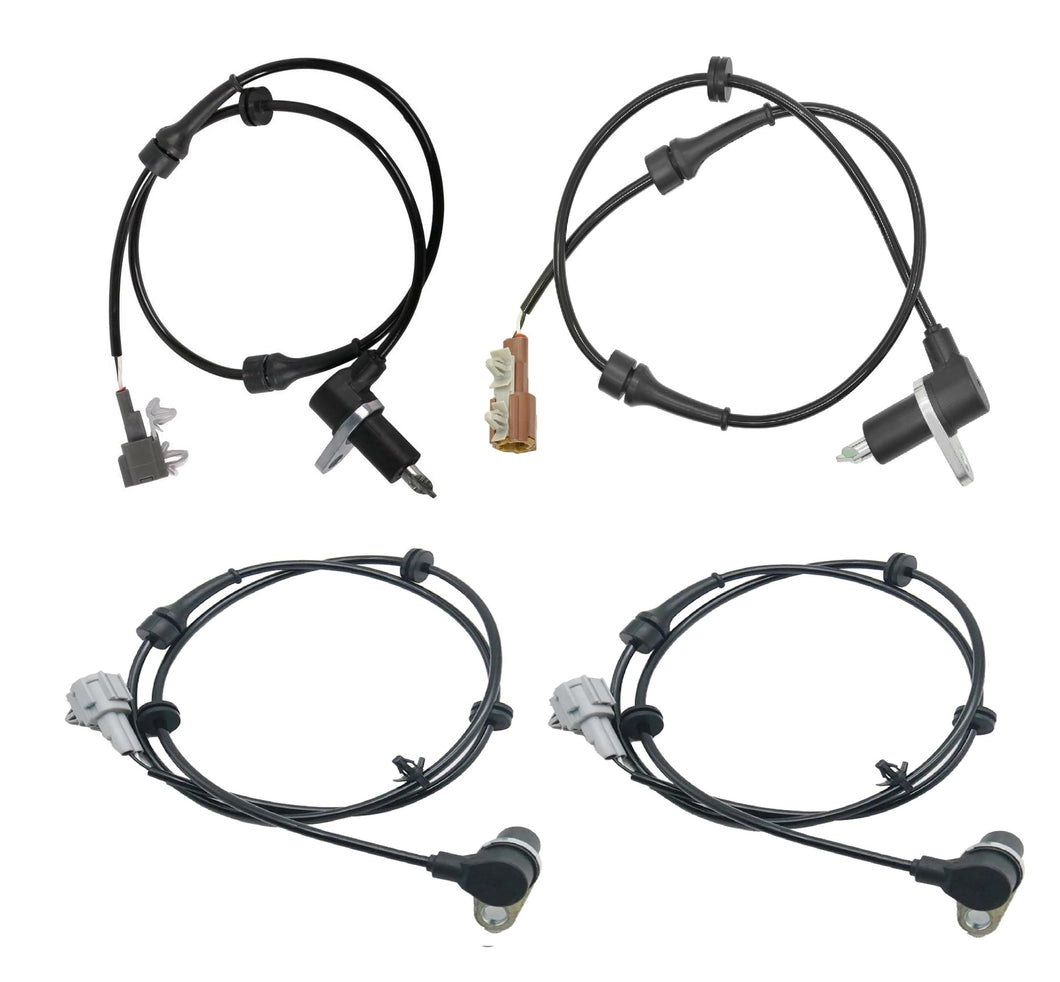 4 x ABS WHEEL SPEED SENSORs FOR NISSAN PATHFINDER R50 - Vehicle Kit