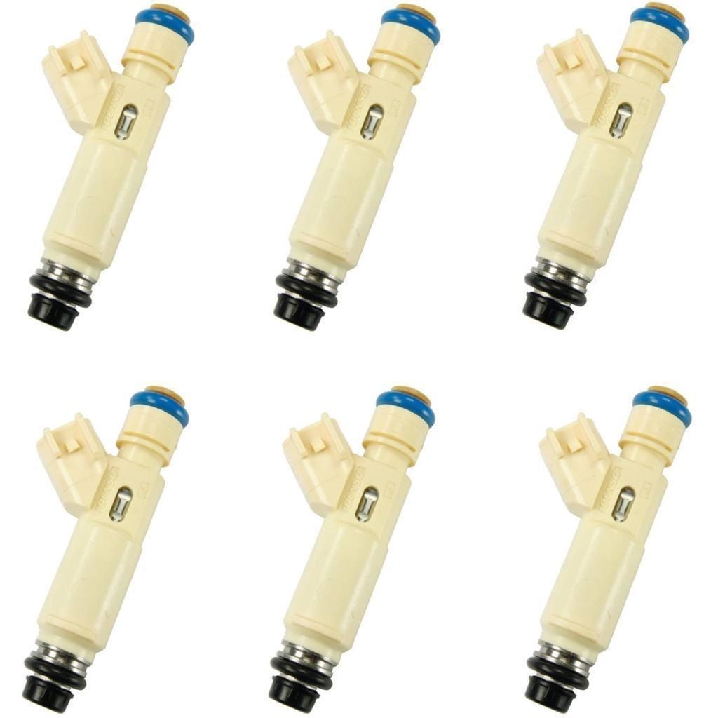 6 FUEL INJECTORS for MAZDA TRIBUTE AJ 3.0L V6 2001-2004 DENSO INJECTOR
