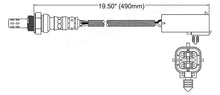 Front oxygen o2 sensor for Dodge Viper 1992 - 1997 8.0 Pre-cat