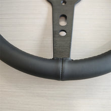 Tiypeor Car Sport Racing Microfiber Universal 350MM Steering Wheel