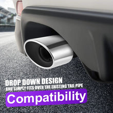 For Honda Accord 2008 2009 2010 2012 REAR MUFFLER TIP PIPE STEEL EXHAUST TAIL