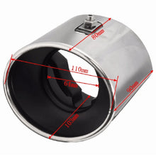 For Honda Accord 2008 2009 2010 2012 REAR MUFFLER TIP PIPE STEEL EXHAUST TAIL