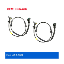 2PCS Front Right & Left ABS Wheel Speed Sensor for Land Rover Range Rover Evoque LR024202