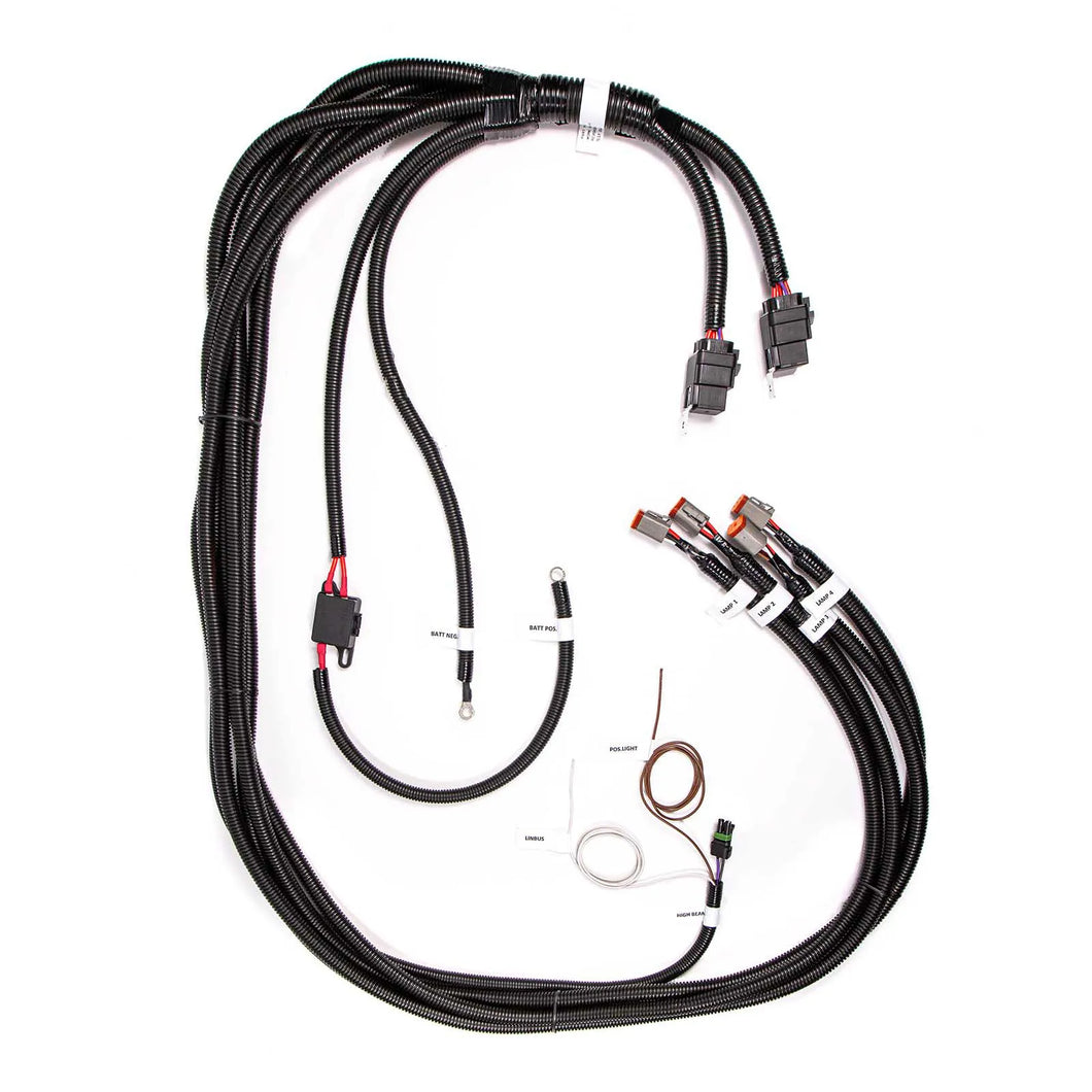 Narva 12V Heavy-Duty Wiring Harness for 2 or 4 Lamps – Part No. 74409 Truck Kit