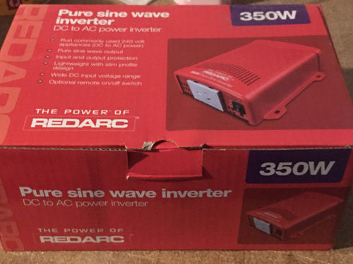 REDARC 350W 12 volt Pure Sine Inverter R-12-350RS