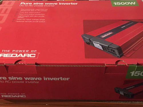 REDARC 1500W 24v Pure Sine Inverter for R-24-1500RS - 24 VOLT -