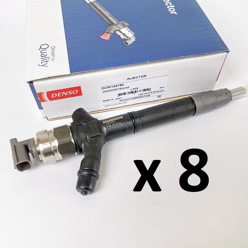 NEW DIESEL INJECTORS for TOYOTA LANDCRUISER V8 200 SERIES 1VD-FTV INJ181 + KIT