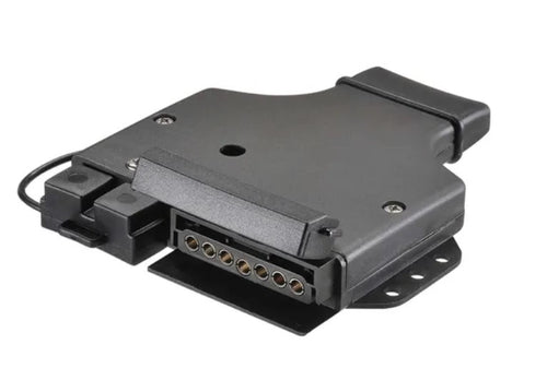 Narva 7 Pin Flat Trailer Socket with Heavy Duty Connector - Part No. 82048BL
