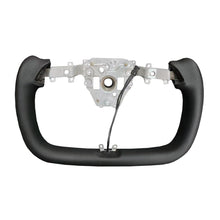 New Model Y Modified Yoke Steering Wheel with Heating for Tesla Custom Accessories Black White Leather Racing Car Handle