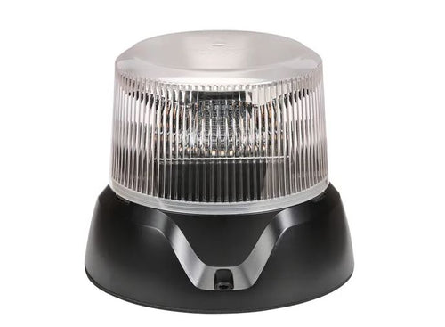 Narva 85246AC PULSE II LED Strobe Amber/Clear Lens 12/24V Flange Base SAE IP69K