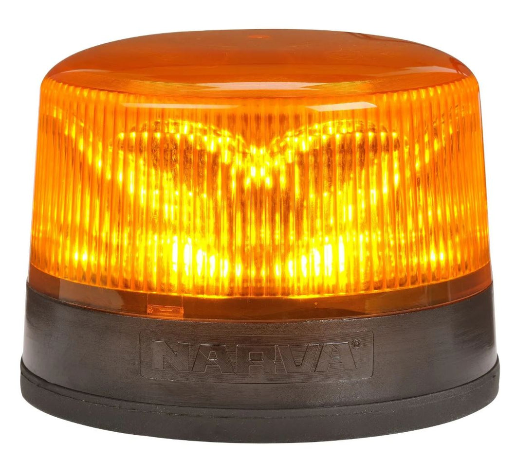 Narva 85258A-1 Eurotech II LED Strobe Rotator Amber 9–33V SAE Class 1 Magnetic Base