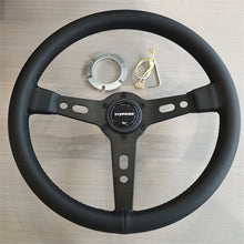 Tiypeor Car Sport Racing Microfiber Universal 350MM Steering Wheel