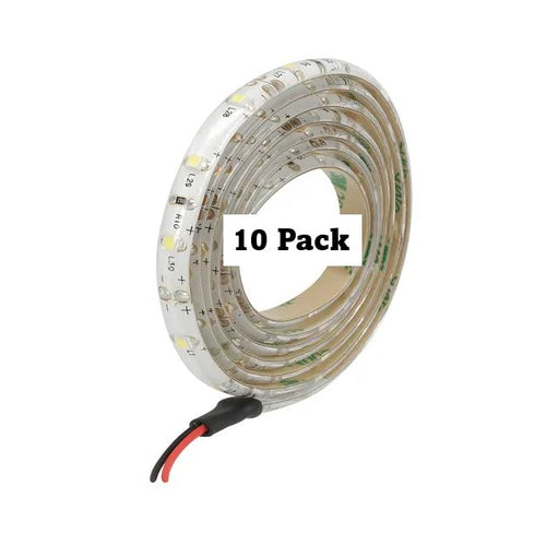 Narva 1.2m LED Tape Cool White 12V Ambient Light Strip 10 Pack Caravan Boat 87802/10