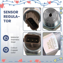 Fuel Rail High Pressure Sensor Regulator For Isuzu 4HK1 6HK1 Engine Mitsubishi L200 Pickup 2.5 D TD 499000-6160 6160