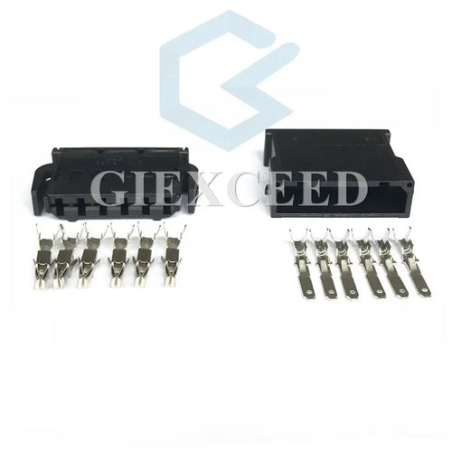 2 Sets 6 Pin 872 862 521 1-1670920-1 893971996 89397199 Fuel Injector Connector Dash Sensor Plug AC Assembly Socket For VW Audi