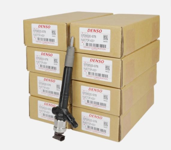 8x Denso Diesel Injectors for Toyota Landcruiser 200 Series 1VD-FTV Euro 3
