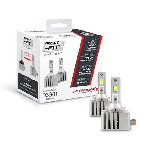 JW Speaker D3S D3R LED 5700K Direct Fit LED Conversion Kit - Part No. 999000D3