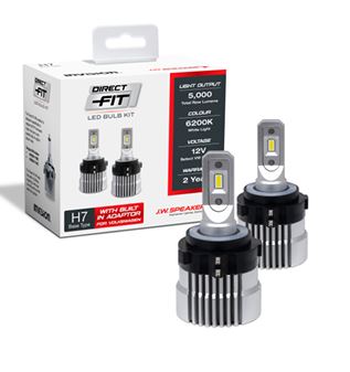 JW Speaker 999007VW LED H7 Headlight Conversion Kit – Volkswagen Direct Fit 6200K