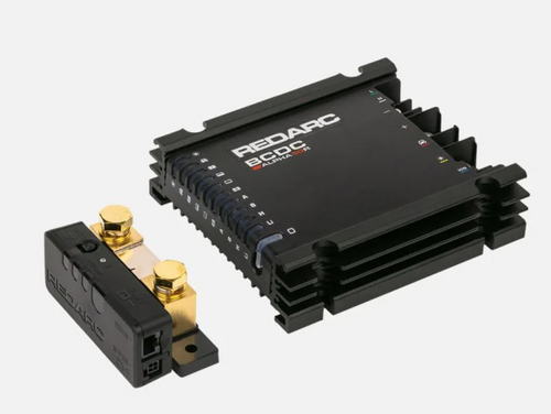REDARC BCDC Alpha50 R 50A DC Battery Charger | Solar & DC Charging, Smart Battery Monitor, Remote Control | 12V LiFePO4 Compatible