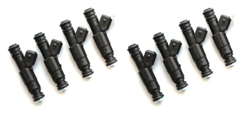 BOSCH 650cc Fuel Injectors x 8 for LS1 HSV Gen 3 XR8 VN>Z 60lb 62lb 65lb EV1 E85