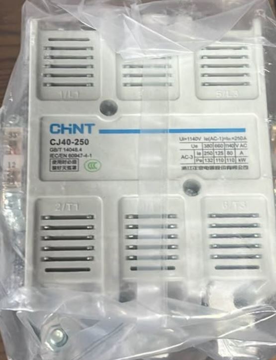 CHNT CJ40-250 3-Pole AC Contactor – 220V 50Hz, 250A | Brand New