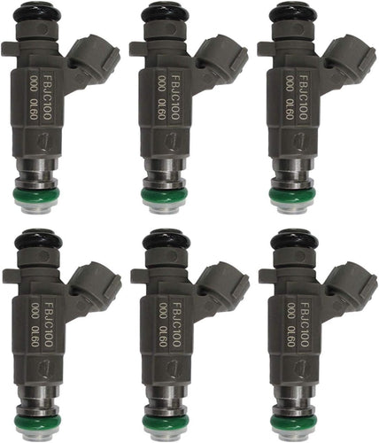 6 Fuel Injectors for 2003-2006 Holden Rodeo RA, JECS FBJC100 6VE1 3.5L V6