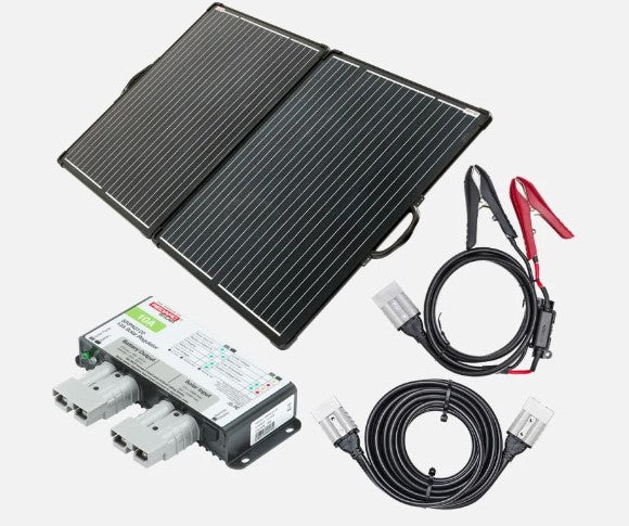 REDARC 200W MONOCRYSTALLINE PORTABLE FOLDING SOLAR PANEL KIT SPFP1200-K