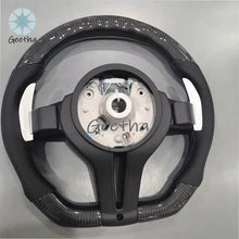 For M3 Steering Wheel M Performance Carbon Fiber Genuine Leather Automotive Sports Steering Wheel