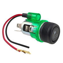 10PCS Car Cigarette Lighter Assembly with Light Motorcycle Cigarette Lighter Socket 12-24V