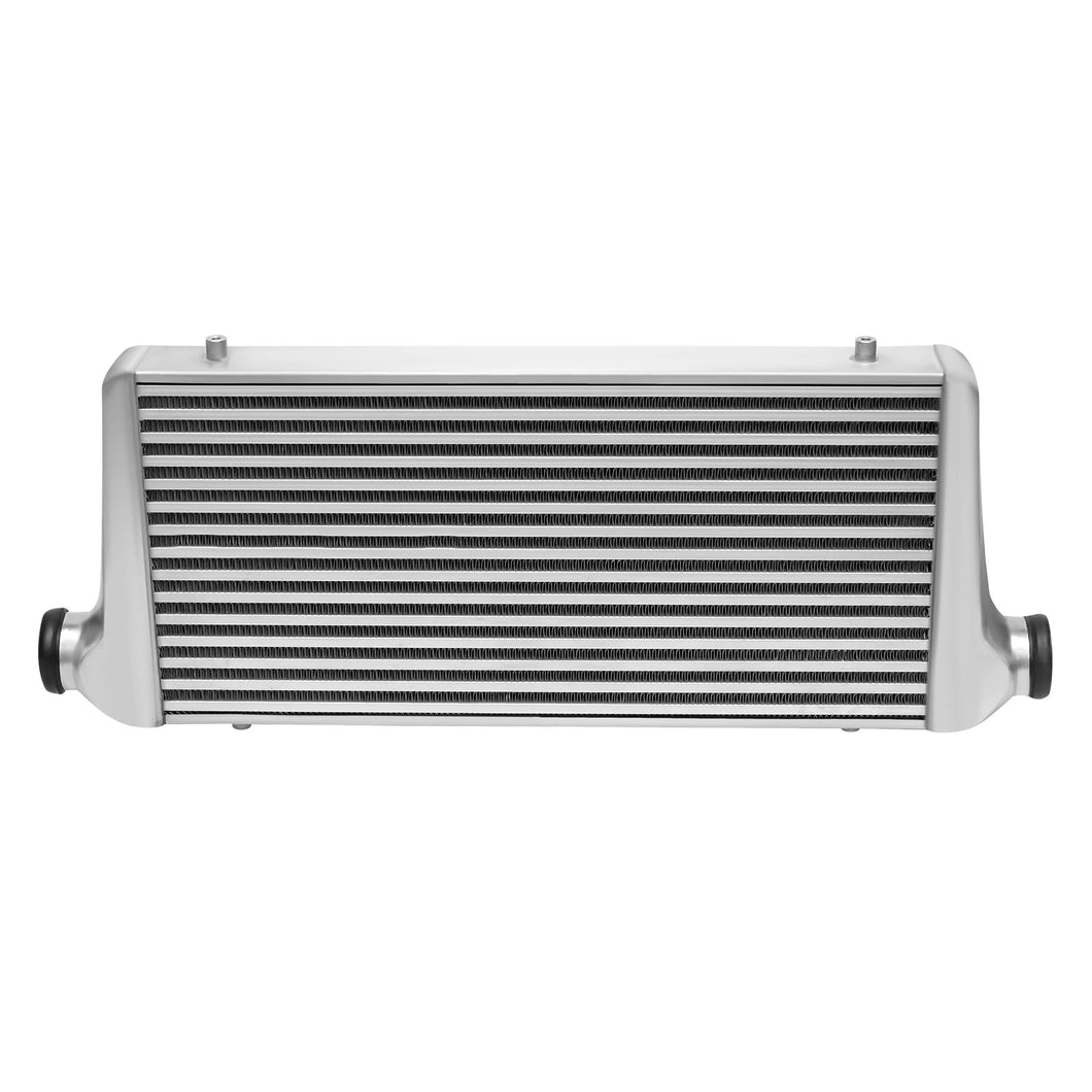 31X12X3 2.5inch I/O Universal Turbo Intercooler For Toyota Acura,BWM,Audi,Honda,Mazda Aluminum Silver Turbo Superchargers