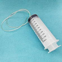 2024 500/300/200ml Large Capacity Syringes Oil Pump Hose Pet Feeding Measuring Pump Hydroponics Nutrient Big Syringe