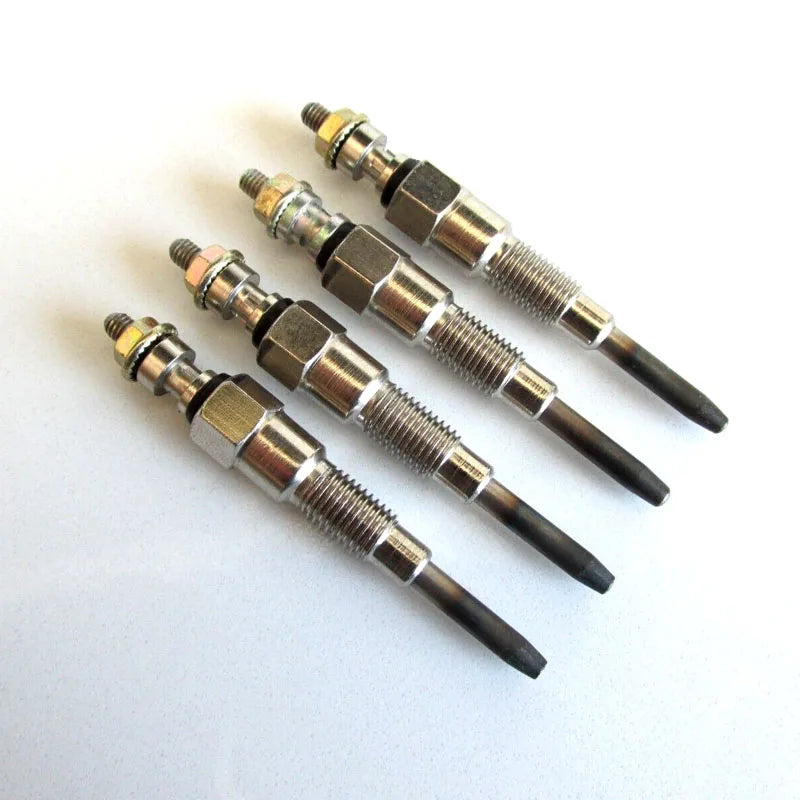 4 Glow Plugs 16281-6551-0 for Kubota D1205 D1305 V1505 Engines