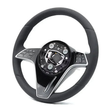 Car Steering Wheel Black Leather For Mercedes Benz W221 W222 W223 W204 W205 W167 W177 S65 GLA GLK GLC GLS GLS SKL MLS Auto Parts