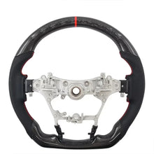 Real Carbon Fiber Steering Wheel Preforated Leather For Subaru WRX/STI LEVORG Series 2015 2016 2017 2018 2019 2020 2021 2022