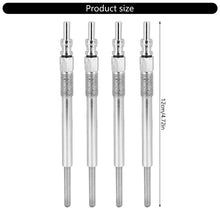 4pcs Iron Heating Glow Plugs 0100276008 for Stable & Even Heat Distribution