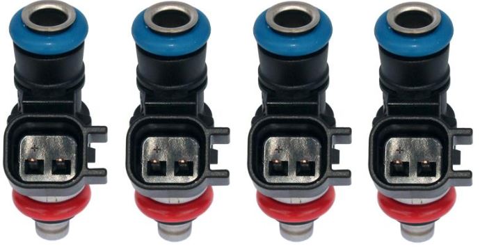 Set of 4 New 1000cc Short EV14K Genuine BOSCH Fuel injectors E85 OK
