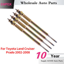 4pcs/lot Heater Glow Plugs Set For Hilux Vigo 1KD 2KD Hiace Innova Fortuner Dyna For Toyota Land Cruiser Prado 2002-2008