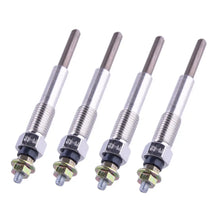 4pcs Excavator Glow Plug  9-82511978-0 9825119780 For Isuzu ELF250 ELF350 C240 C190 C201 C221 4FA1 Diesel Engine Digger Parts