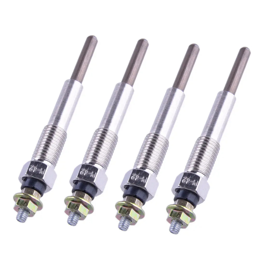 4pcs Excavator Glow Plug  9-82511978-0 9825119780 For Isuzu ELF250 ELF350 C240 C190 C201 C221 4FA1 Diesel Engine Digger Parts