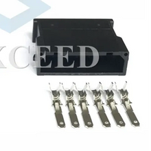 2 Sets 6 Pin 872 862 521 1-1670920-1 893971996 89397199 Fuel Injector Connector Dash Sensor Plug AC Assembly Socket For VW Audi