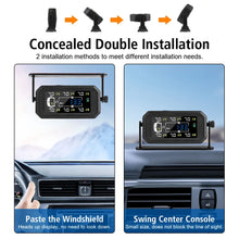 Tire Pressure Monitoring System H13 Truck Car Tyre Pressure Monitor 6 External Sensors Temperature Warning Fuel Save Intelligent