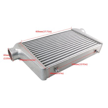 Universal Aluminum Intercooler oversize 450 X 300 X 65mm Inlet/Outlet 2.5" Tube & Fin front mount
