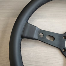 Tiypeor Car Sport Racing Microfiber Universal 350MM Steering Wheel
